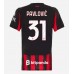 Maillot de foot AC Milan Strahinja Pavlovic #31 Domicile vêtements Femmes 2025-26 Manches Courtes